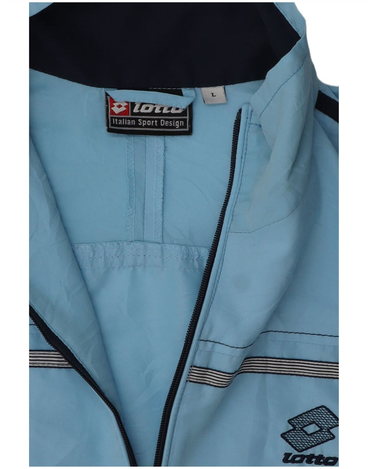 Lotto Mens Treino Top Jaqueta Grande Azul