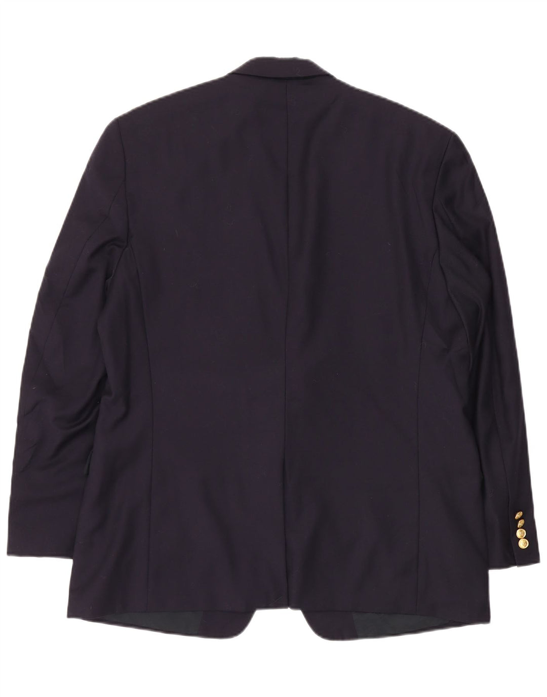 Jaqueta blazer masculina de 2 botões RALPH LAUREN Reino Unido 44 2XL lã azul marinho