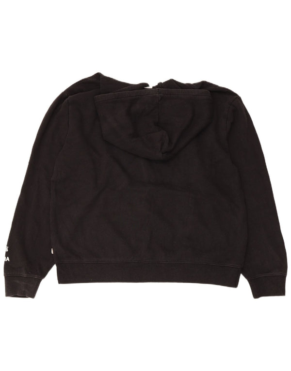 VANS masculino gráfico moletom com capuz XL preto algodão