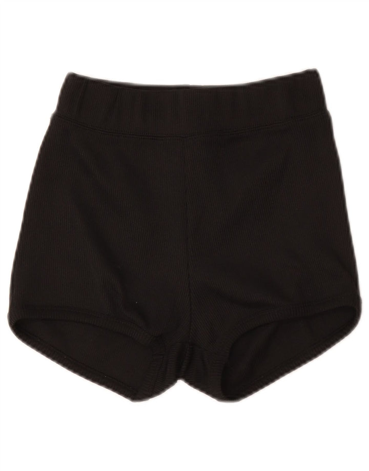 Shorts esportivos femininos Zara UK 8 pequenos pretos