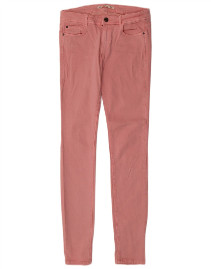 ZARA Jeans Skinny Feminino EU 38 Pequeno W28 L31 Rosa