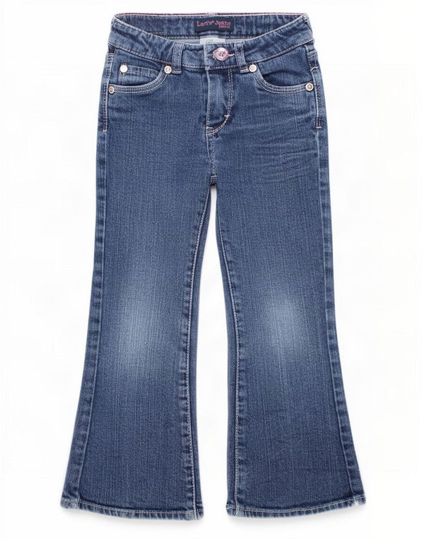 Jeans Levi's Girls Flared 3-4 Anos W20 L15 Azul Algodão