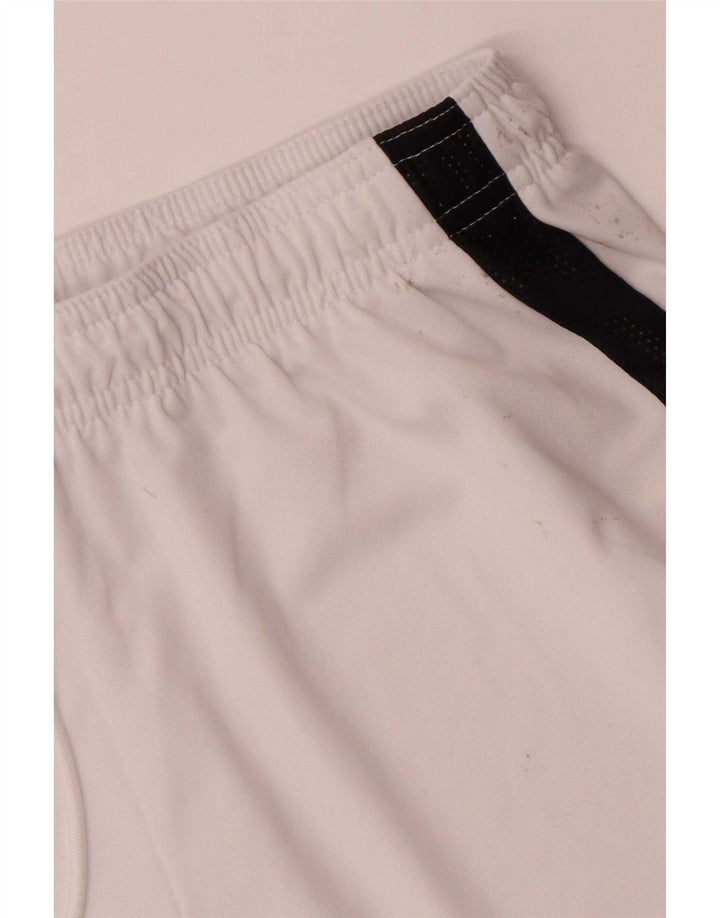 Shorts esportivos masculinos Puma médio branco colorblock poliéster