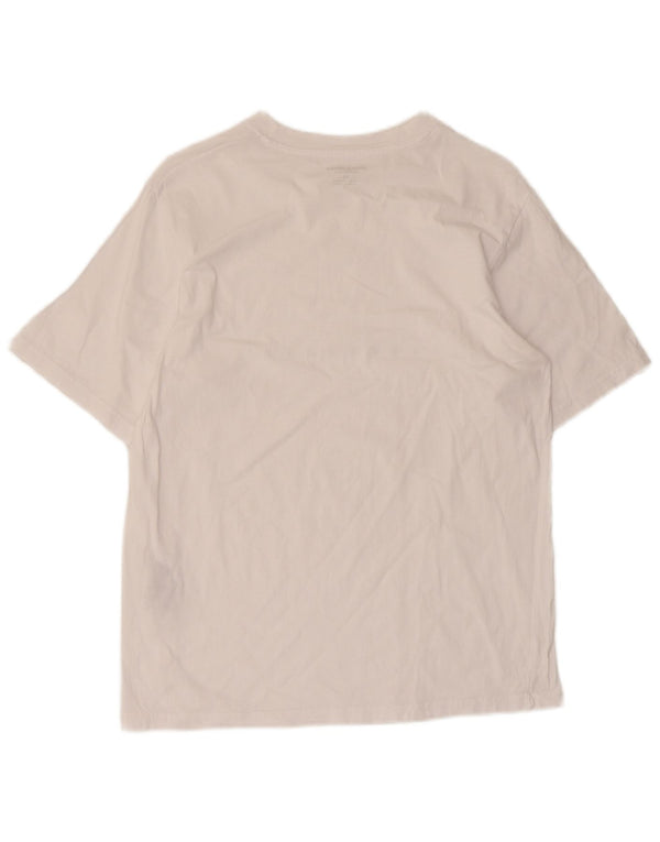 Camiseta gráfica masculina Jack & Jones Top XS algodão branco