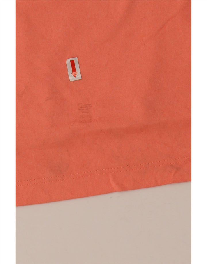 NIKE Mulheres Dri Fit Top Manga Longa Reino Unido 16 Grande Rosa Poliéster