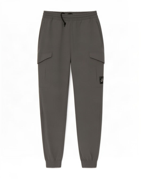 Calça de treino Nike masculina Cargo Joggers cinza médio nylon