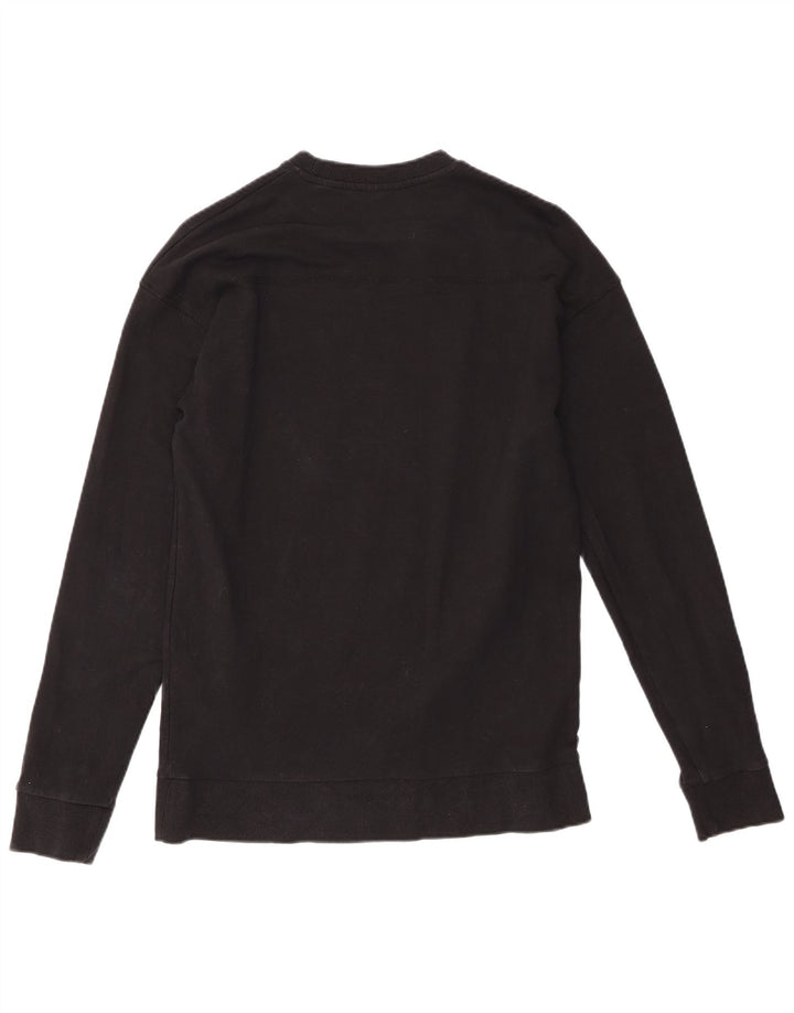 Jack & Jones moletom masculino jumper médio algodão preto