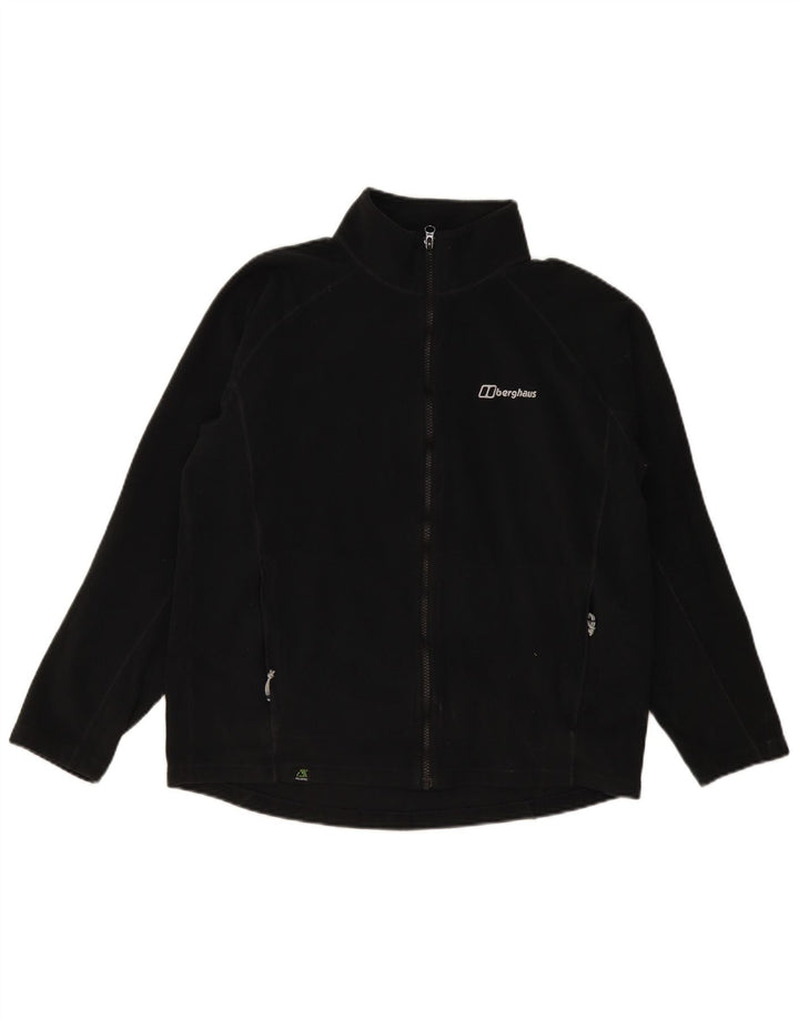 Jaqueta de lã feminina Berghaus UK 16 grande poliéster preto