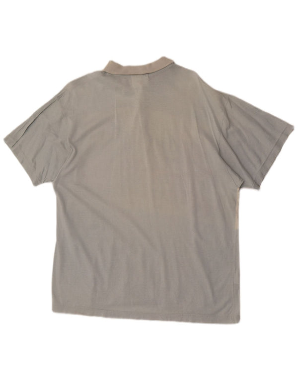 Camisa pólo gráfica masculina AUSTRALIAN L'ALPINA IT 50 azul médio
