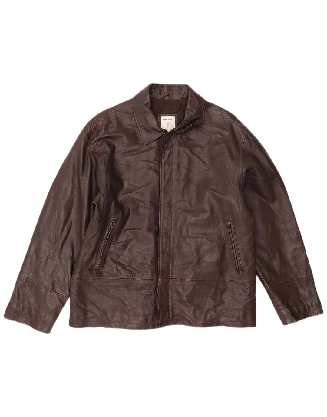 Jaqueta de couro masculina CONBIPEL IT 52 XL couro marrom