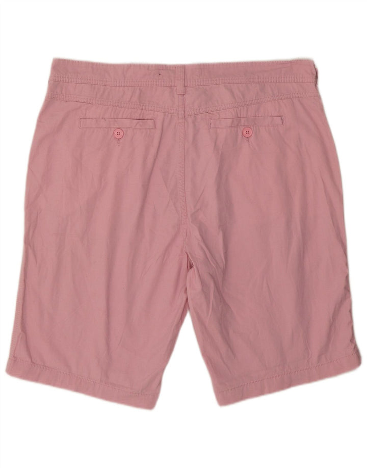 French Connection Mens Chino Shorts W38 XL Algodão Rosa