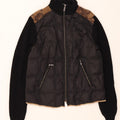 Jaqueta acolchoada feminina ALVIERO MARTINI IT 52 2XL preto Colourblock Nylon