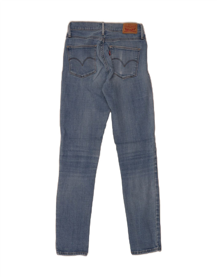 LEVI'S Womens Slimming Skinny Jeans W26 L30 Blue Cotton Vintage Levi's and Second-Hand Levi's from Messina Hembry 