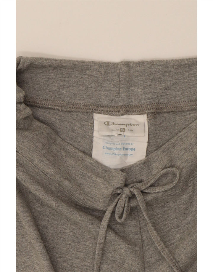 CHAMPION Womens Capri Tracksuit Trousers Joggers UK 10 Small  Grey Cotton Vintage Champion and Second-Hand Champion from Messina Hembry 