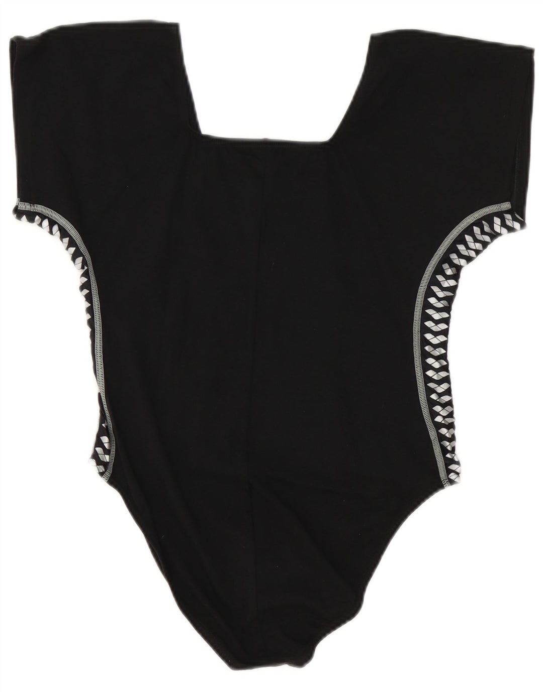 Arena Womens Graphic Swimwear IT 40 Pequeno Algodão Preto
