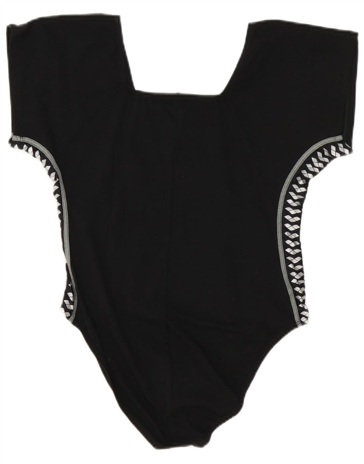 Arena Womens Graphic Swimwear IT 40 Pequeno Algodão Preto