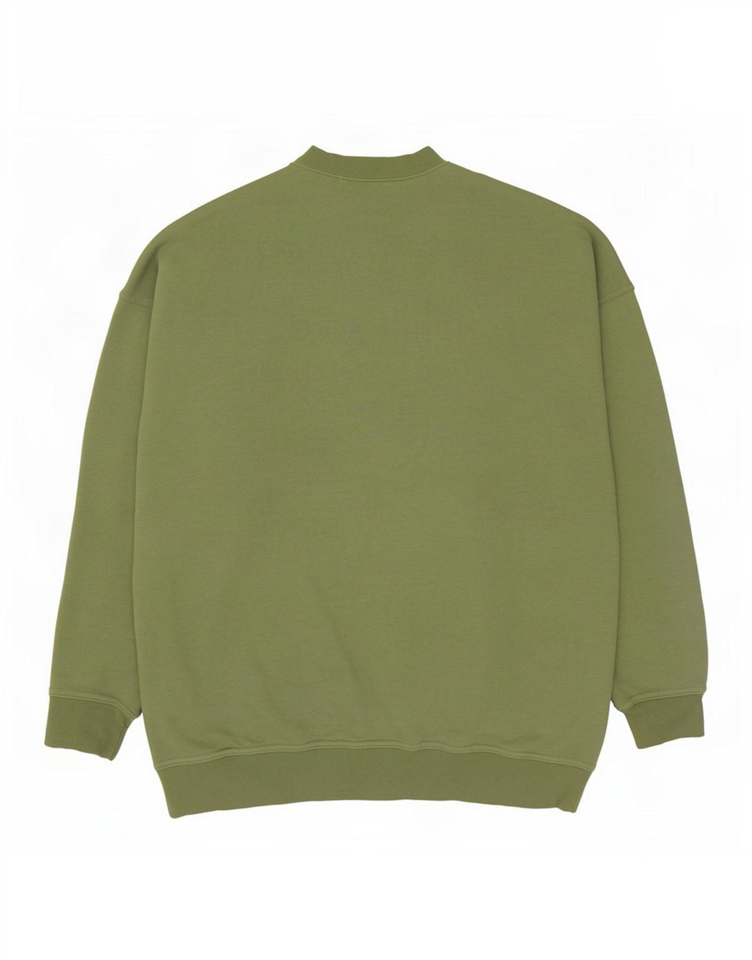 Nike masculino solto ajuste moletom jumper pequeno algodão verde
