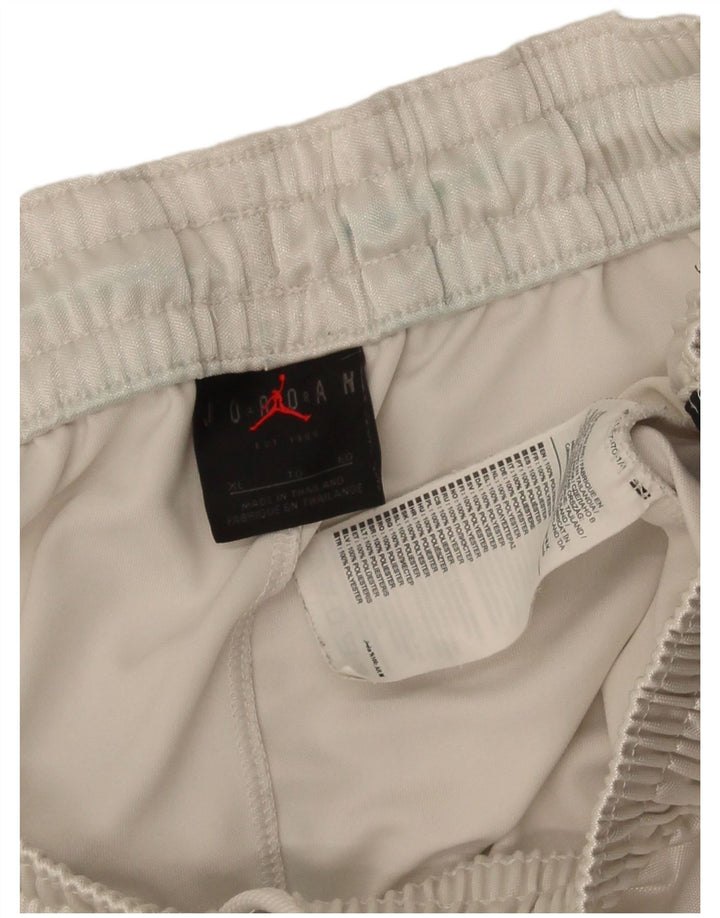 Jordan Mens Sport Shorts XL Branco Colorblock Poliéster