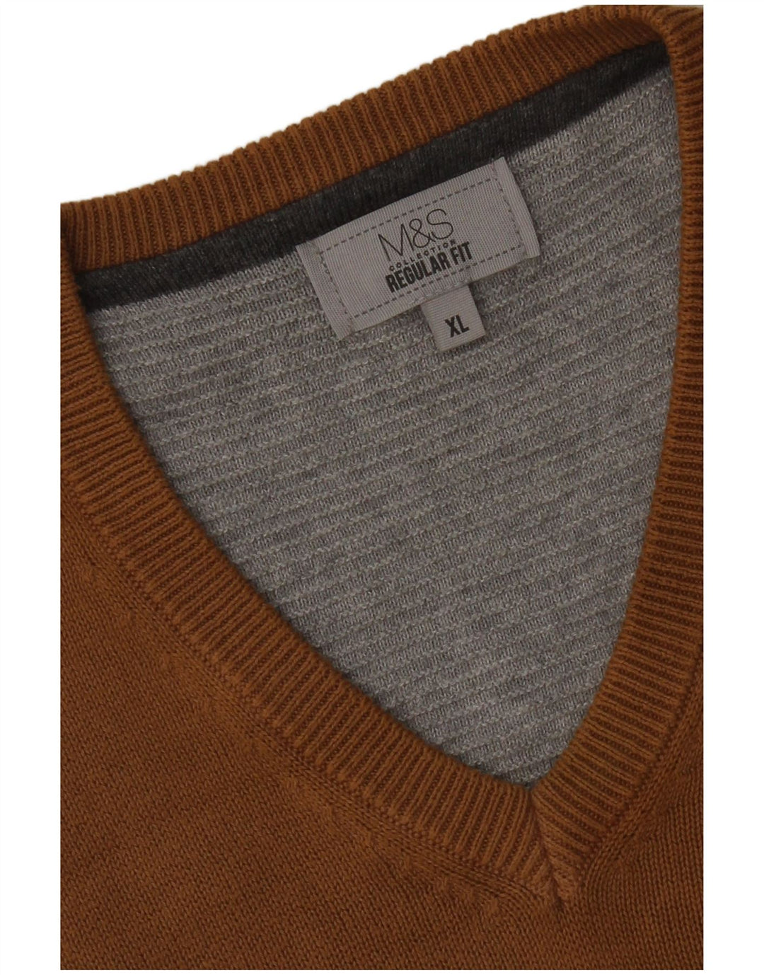 Marks & Spencer Mens Regular Fit Colete Regata XL Marrom