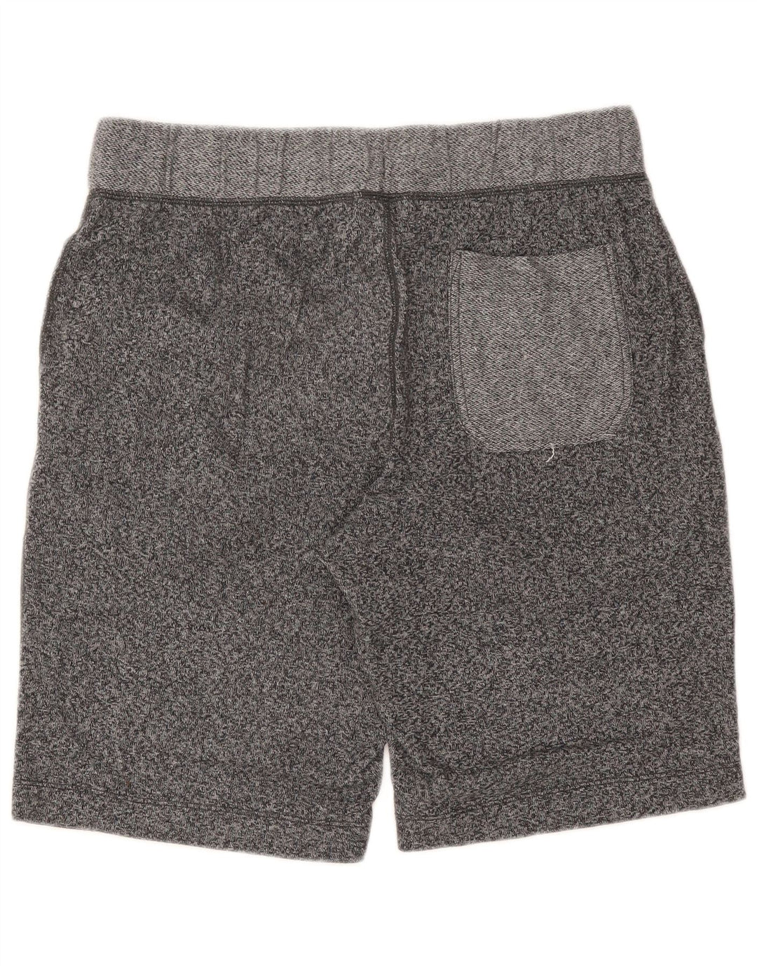 Shorts esportivos masculinos Converse algodão manchado cinza médio