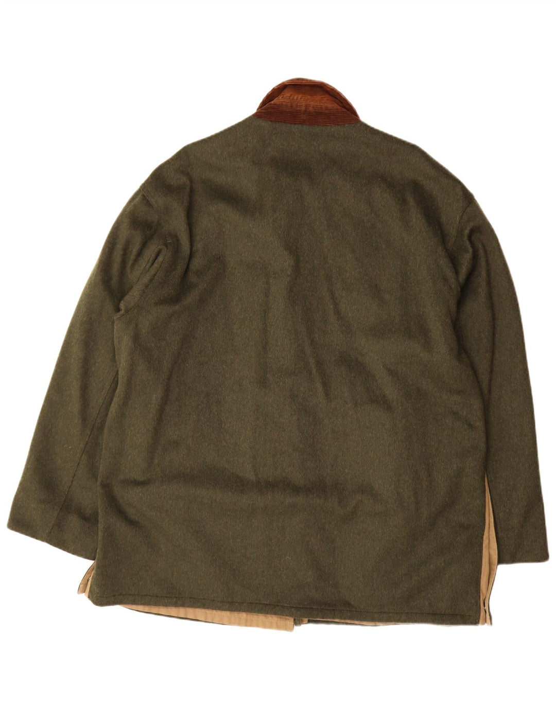 Sobretudo reversível masculino Aquascutum UK 42 XL verde