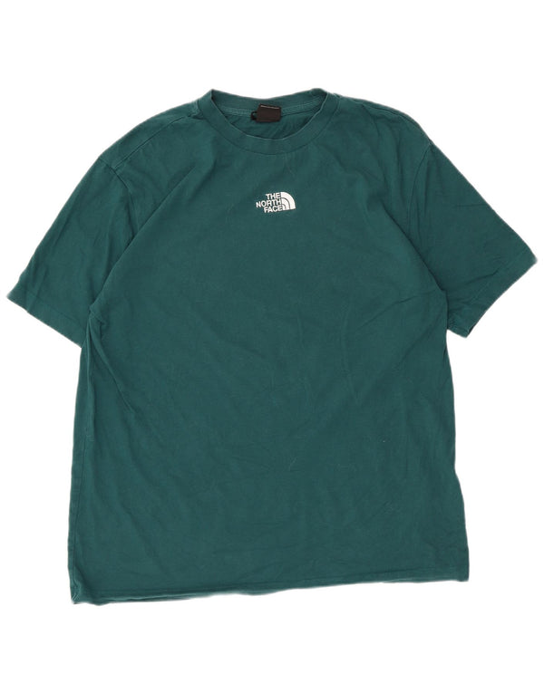 Camiseta feminina The North Face UK 14 algodão verde médio