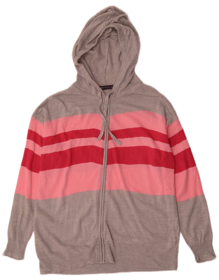 Suéter cardigã feminino oversized MARKS & SPENCER Reino Unido 14 cinza médio