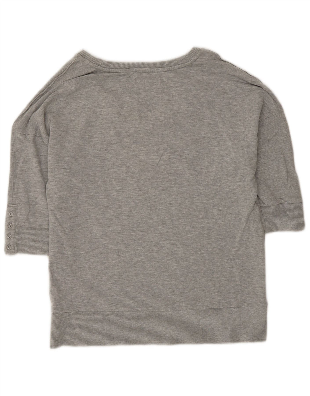 Ted Baker moletom feminino gráfico de manga curta tamanho 3 cinza médio