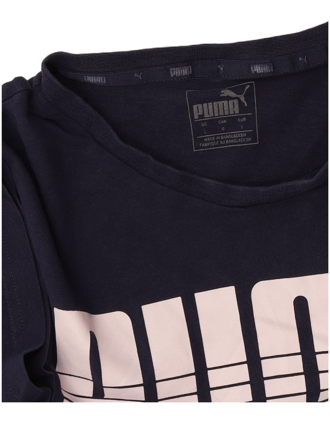 Puma Camiseta Masculina Graphic Top Grande Azul Marinho