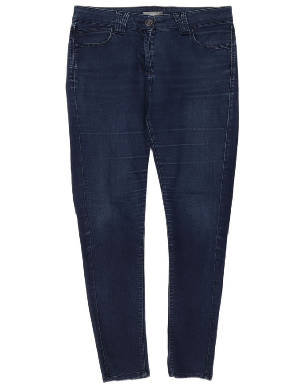 Calça jeans feminina Marks & Spencer UK 14 médio W32 L28 algodão azul marinho