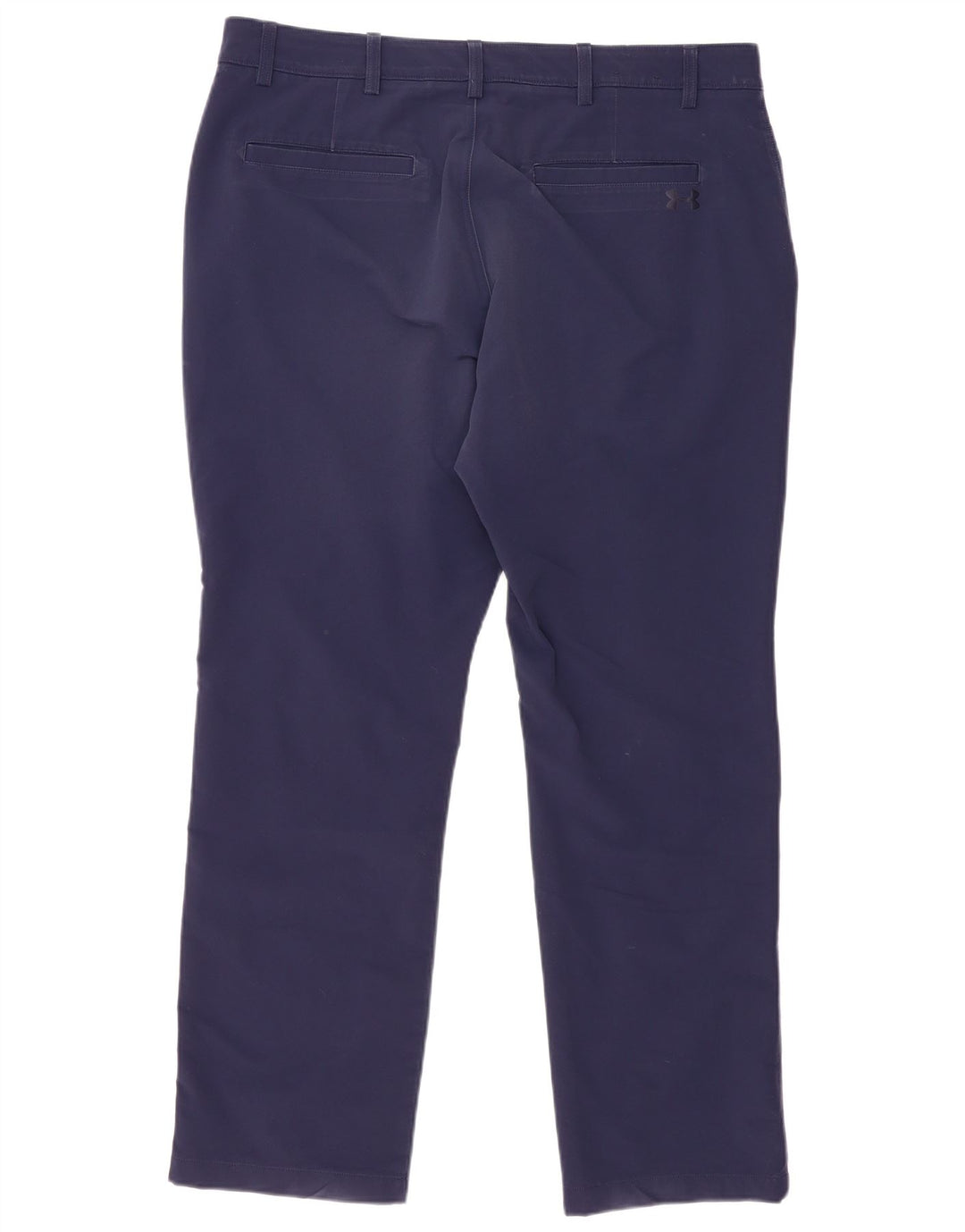 Under Armour Mens Straight Chino Calças W40 L32 Poliéster Azul Marinho