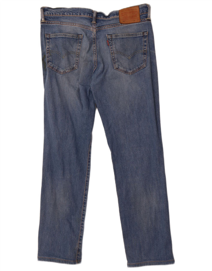 Levi's Masculino 511 Slim Jeans W34 L29 Azul Algodão