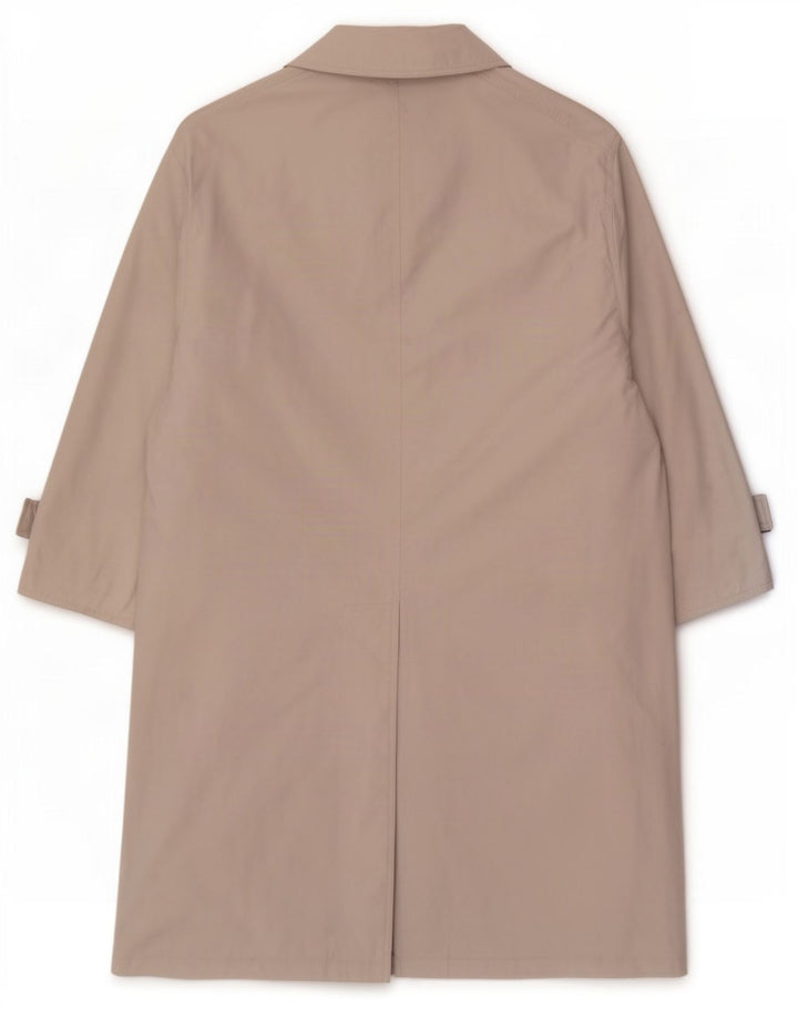 Sobretudo masculino vintage UK 44 2XL poliéster bege