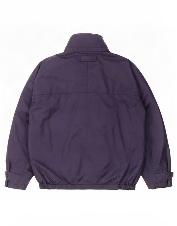 Jaqueta masculina acolchoada com capuz Sea & Sky UK 42 XL azul marinho nylon