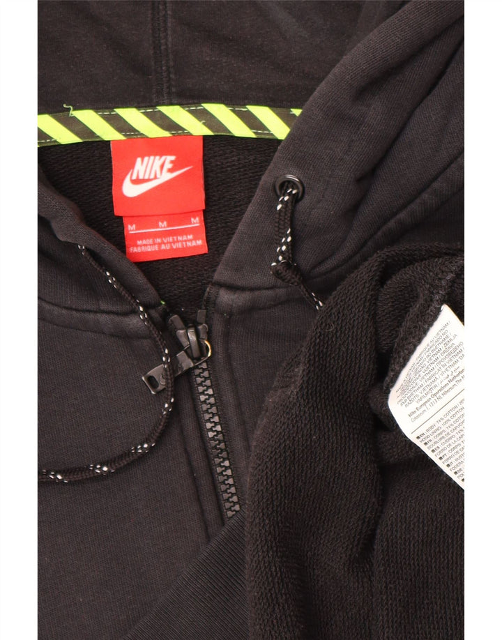 Suéter Nike Feminino Crop Graphic Oversized Zip Hoodie Reino Unido 14 Médio Preto