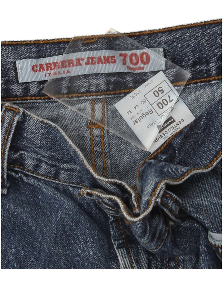 CARRERA Masculino 700 Regular Straight Jeans IT 50 Grande W34 L33 Azul Algodão