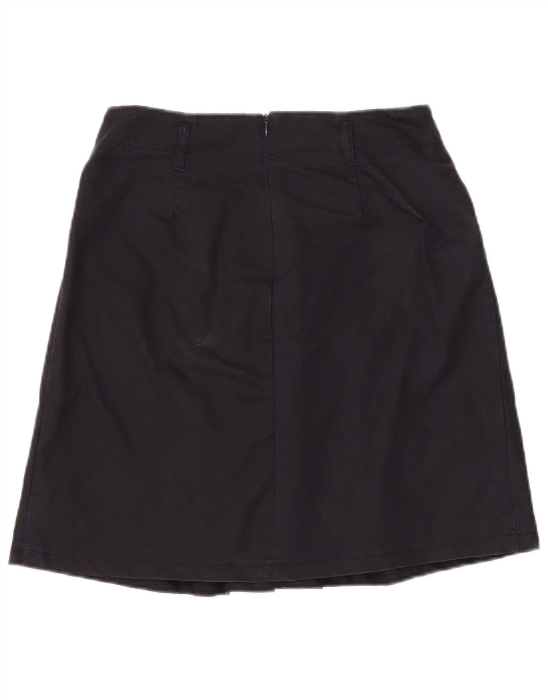 Saia feminina Zara A-Line médio W28 azul marinho