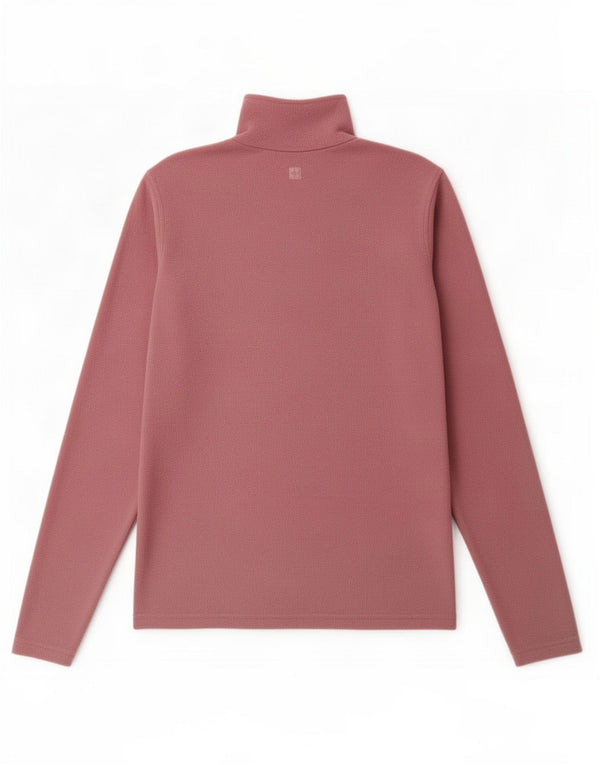 Suéter de lã feminino Mountain Warehouse com zíper e pescoço UK 6 XS poliéster rosa