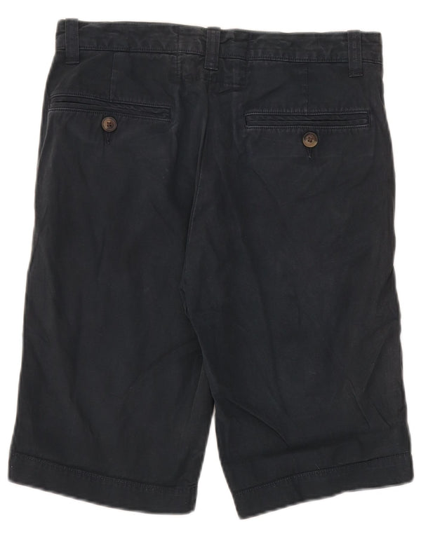Shorts Chino feminino Jack Wills W28 médio algodão azul marinho