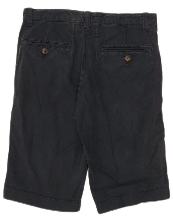 Shorts Chino feminino Jack Wills W28 médio algodão azul marinho
