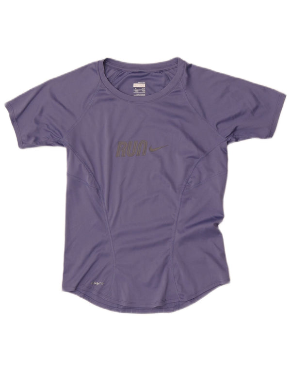 Camiseta Nike Feminina Graphic Top UK 6/8 XS Azul Marinho