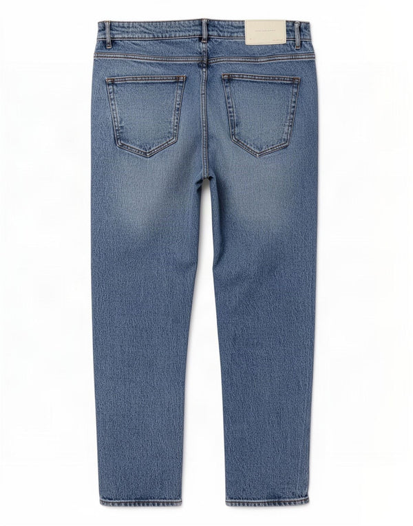 Zara Mens Slim Jeans EU 42 Grande W32 L28 Azul Algodão