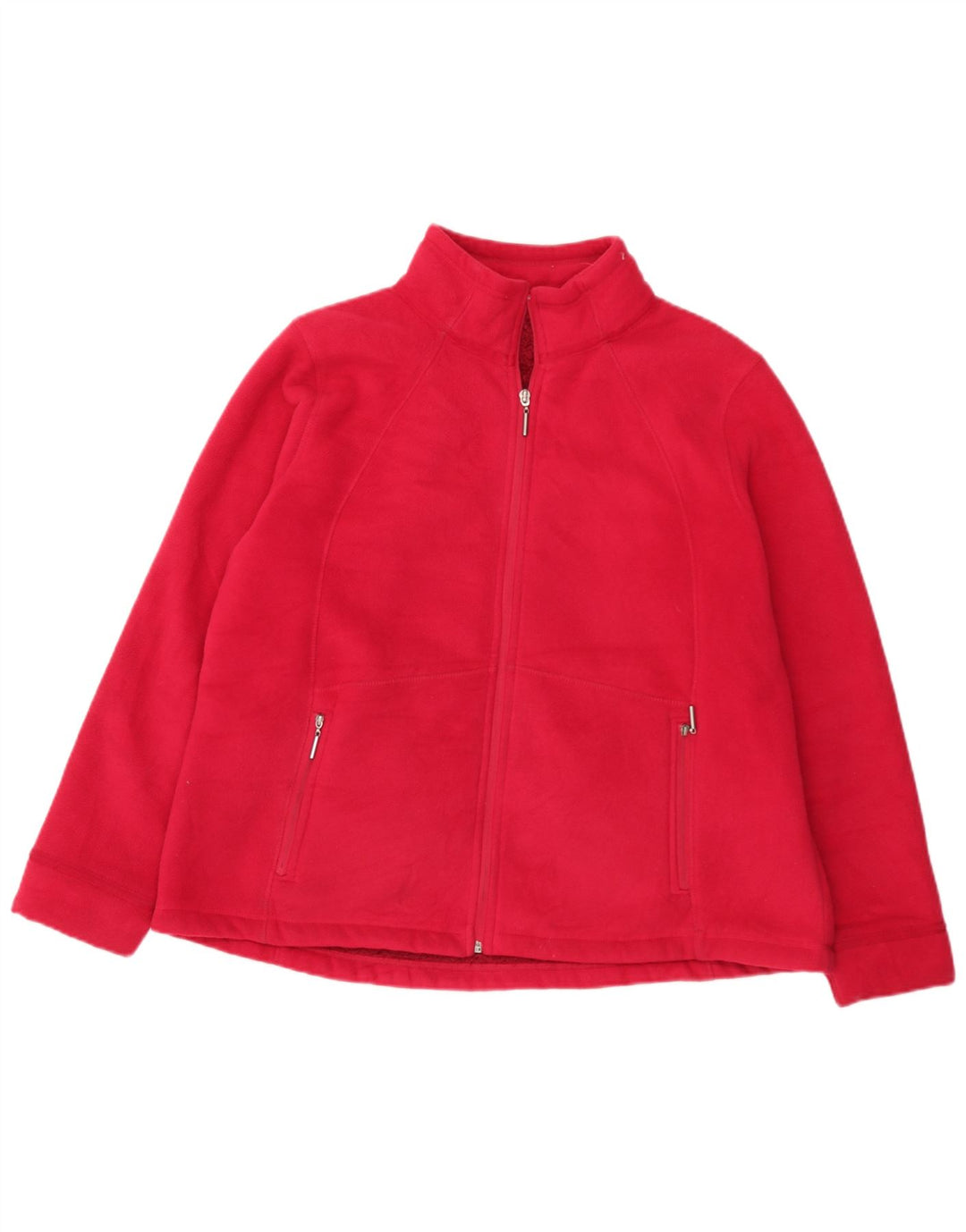 Jaqueta de lã feminina Marks & Spencer UK 20 2XL poliéster vermelho