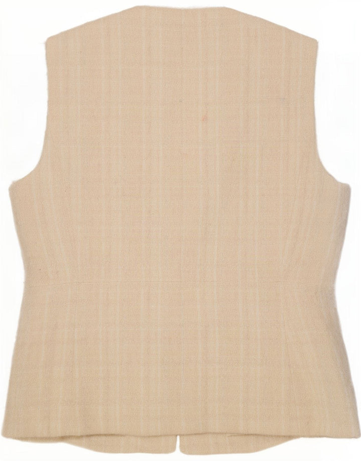 Colete feminino Zara UK 16 grande branco