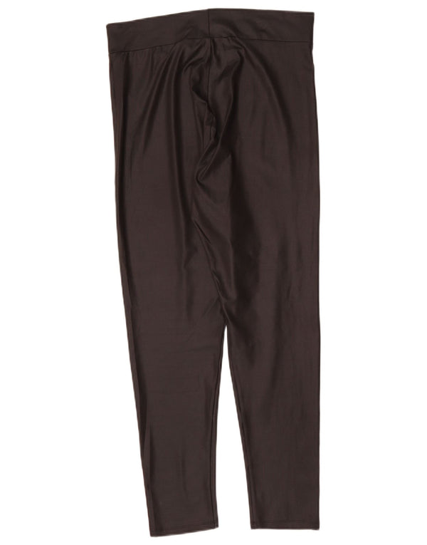 Zara Leggings Mulher UK 14 Grande Preto