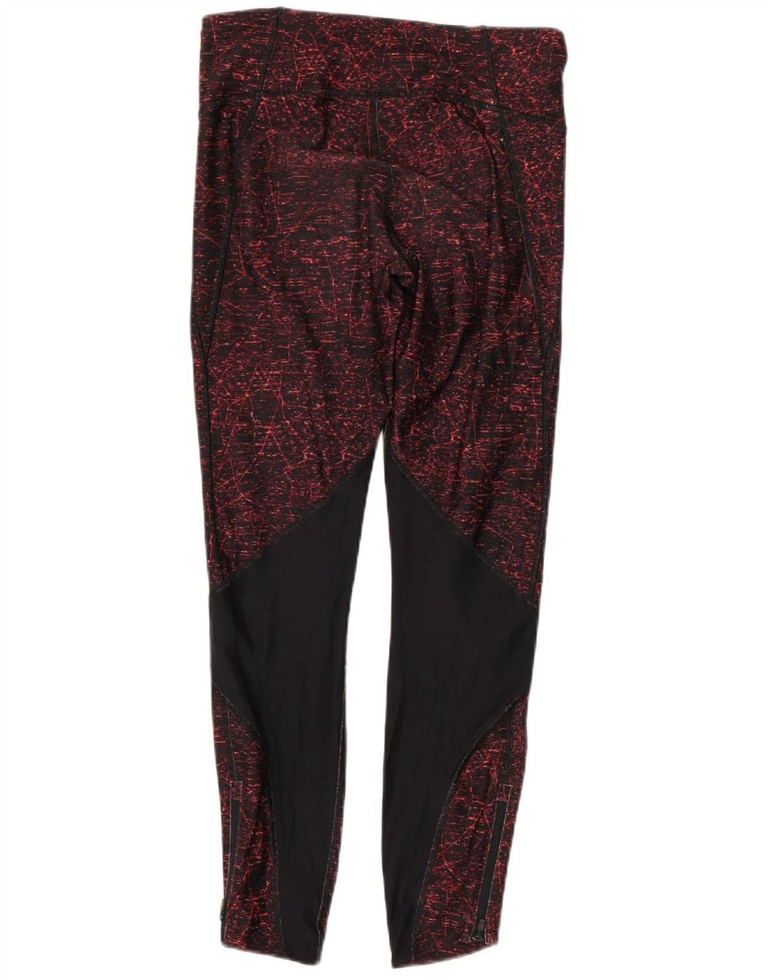 Leggings femininas Under ARMOUR Heat Gear Reino Unido 12 bloco colorido médio Borgonha