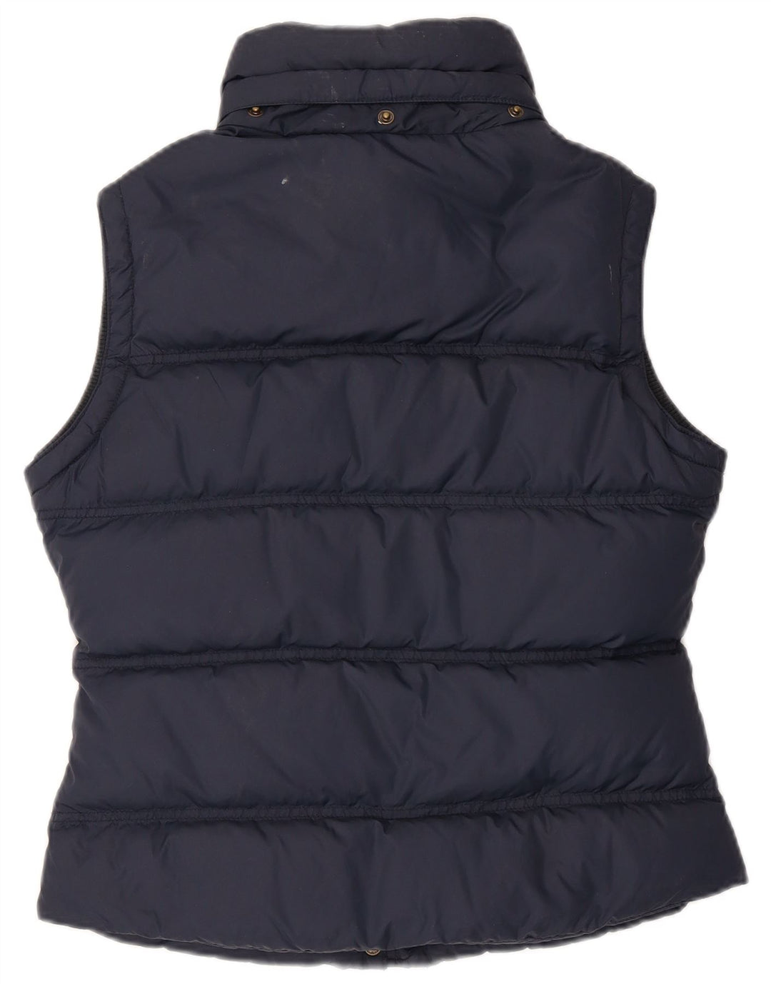 Colete acolchoado feminino JACK WILLS UK 10 pequeno azul marinho nylon