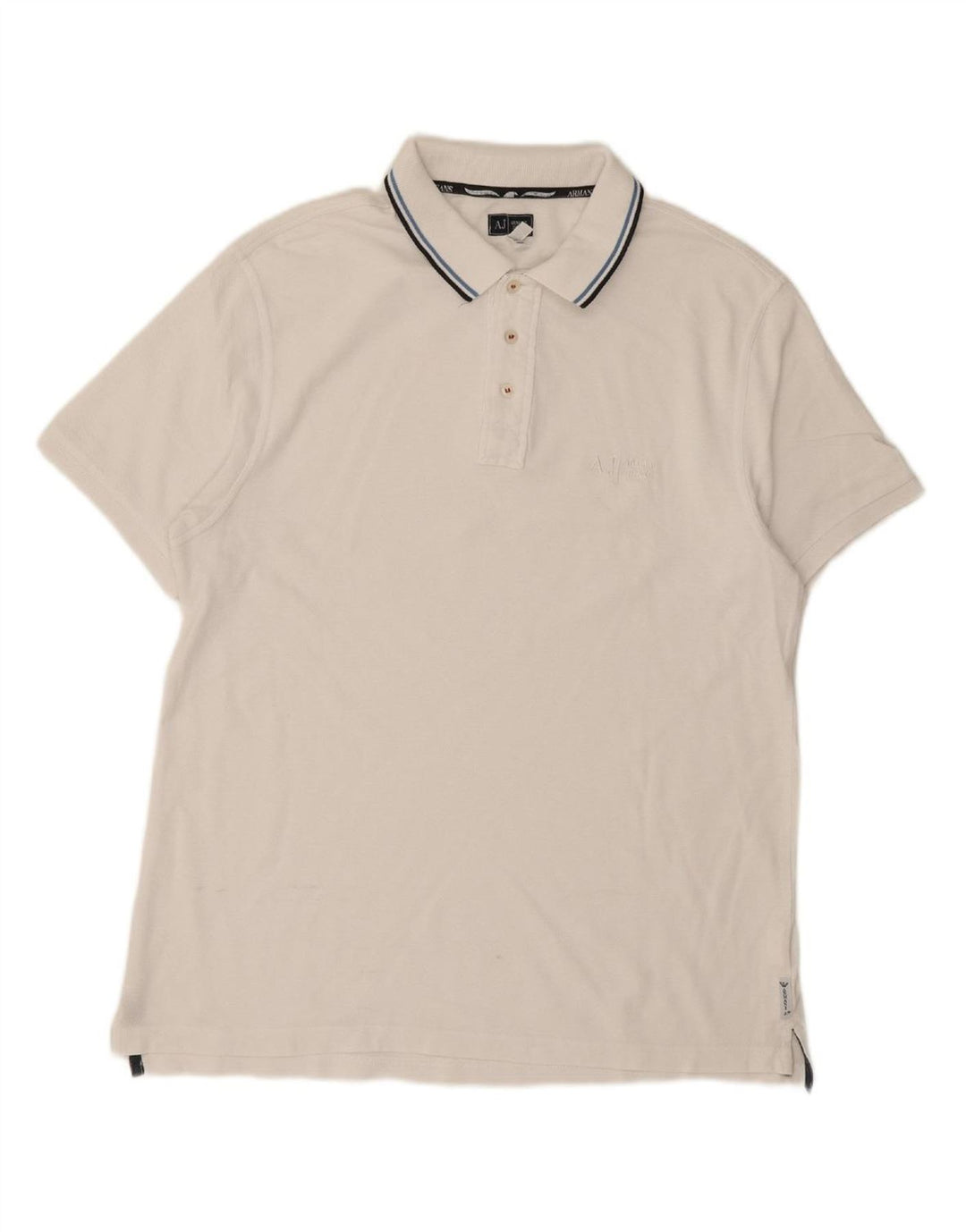 Camisa polo masculina ARMANI JEANS médio branco