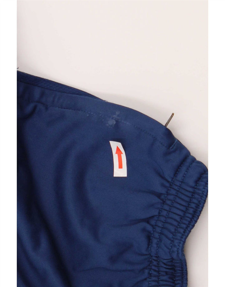 Calça de treino masculina Nike Dri Fit médio azul marinho colorblock poliéster