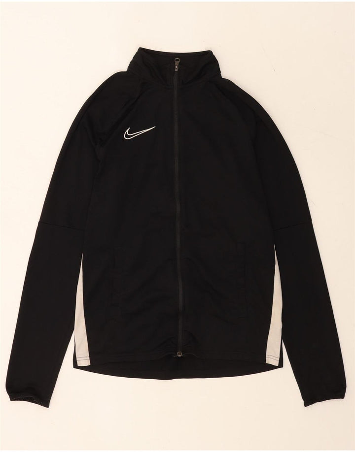 Jaqueta Nike Mens Dri Fit Tracksuit Top Médio Preto Colourblock Poliéster